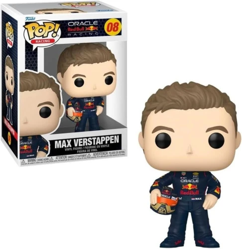 Funko Pop! Max Verstappen 08 Oracle Red Bull Racing Formula 1 Fórmula 1 #1 - Produto Original