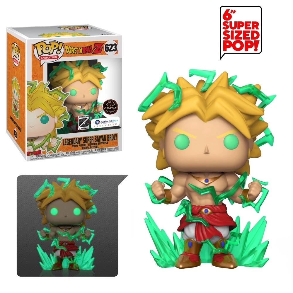 Funko Pop! Legendary Super Saiyan Broly 623 Glow Chase Exclusivo Dragon Ball Z- -