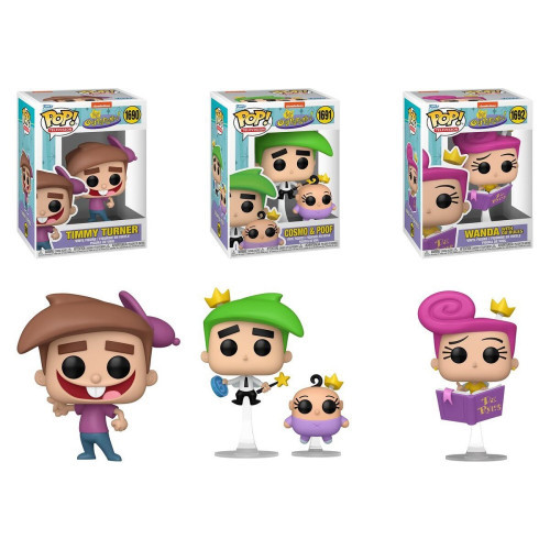 Set Funko Pop(timmy#1690+cosmo#1691+wanda#1692) The Fairly Odd Parents-The Fairly Odd Parents-3