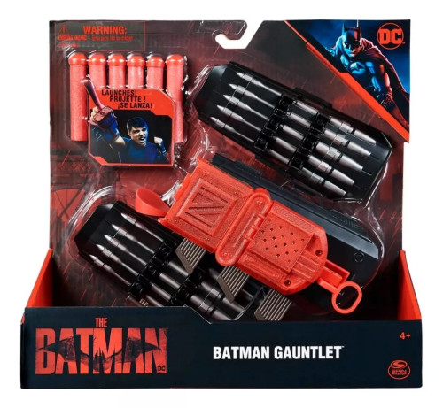 Manopla Batman Interativo Lançador Acessórios Dc Sunny- -