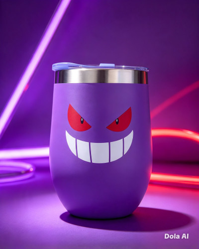 Copo Térmico Gengar Pokemon # - Produto Original