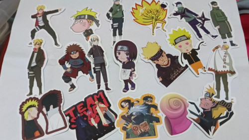 18 Adesivos Impermeáveis Coleção Naruto-Naruto-
