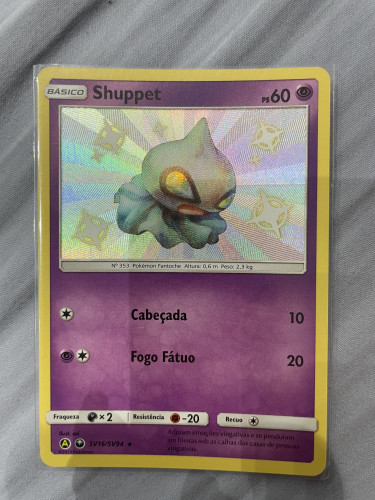 Carta Pokémon Tcg - Shuppet (sv16/sv94) - Destinos Ocultos - Pokemon Copag # - Produto Original