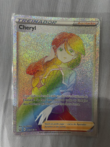 Carta Pokémon Tcg - Cheryl (173/163) - Estilos De Batalha - Pokemon Copag # - Produto Original