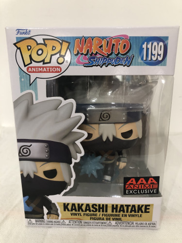 Funko Pop Kakashi Hatake - Aaa Anime Exclusive - Naruto Shippuden - #1199 FUNKO POP #1199 - Produto Original