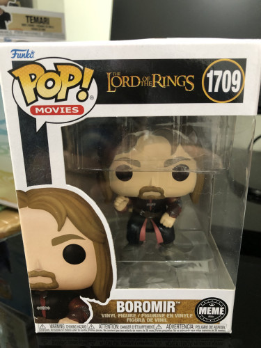 Funko Pop Boromir Memes - Detalhes Na Caixa - The Lord Of The Rings - #1709 FUNKO POP #1709 - Produto Original
