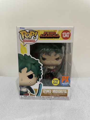 Funko Pop Izuku Midoriya (glow) - Px Previews Exclusivo - My Hero Academia - #1347 FUNKO POP #1347 - Produto Original