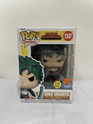 Funko Pop Izuku Midoriya (glow) - Px Previews Exclusivo - My Hero Academia - #1347 - FUNKO POP  #1347