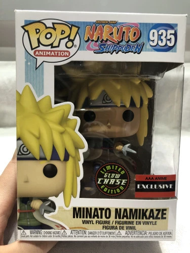 Funko Pop Minato Namikaze - Aaa Anime Exclusivo - Glow Chase - Naruto Shippuden - #935 - FUNKO POP  #935