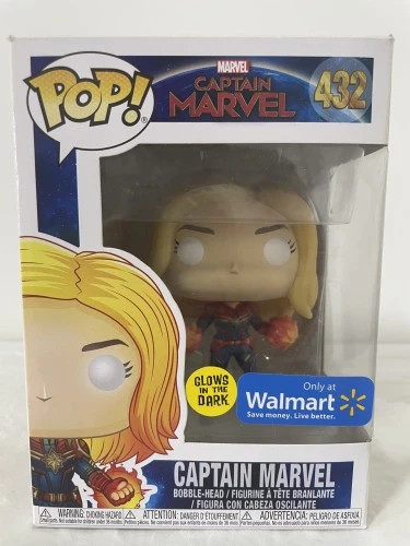 Funko Pop Captain Marvel - Exclusivo Walmart - Captain Marvel - #432 - FUNKO POP  #432