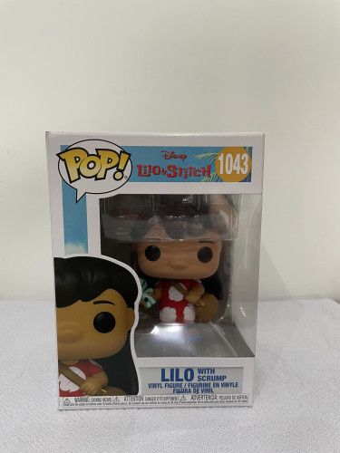 Funko Pop Lilo With Scrump - Lilo & Stitch - #1043 FUNKO POP #1043 - Produto Original