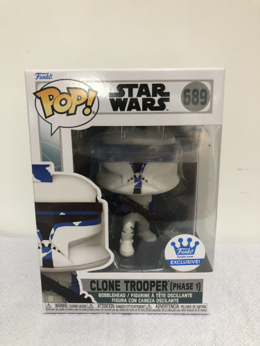 Funko Pop Clone Tropper (phase 1) Exclusivo Funko Shop - Stars Wars - #689 FUNKO POP #689 - Produto Original