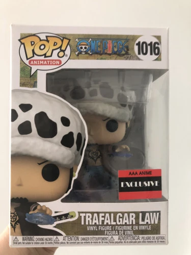 Funko Pop Trafalgar Law Aaa Anime Exclusivo - One Piece - #1016 - FUNKO POP  #1016