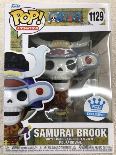 Funko Pop Samurai Brook - Exclusivo Funko Shop - One Piece - #1129 - FUNKO POP  #1129