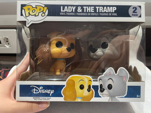Funko Pop Lady & The Tramp 2 Pack - Disney - #2 FUNKO POP #2 - Produto Original