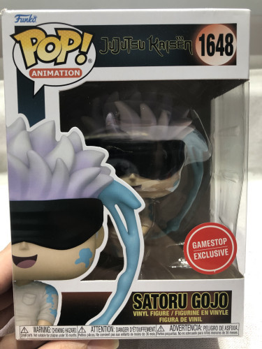 Funko Pop Satoru Gojo - Gamestop Exclusive - Jujutsu Kaisen - #1648 FUNKO POP #1648 - Produto Original