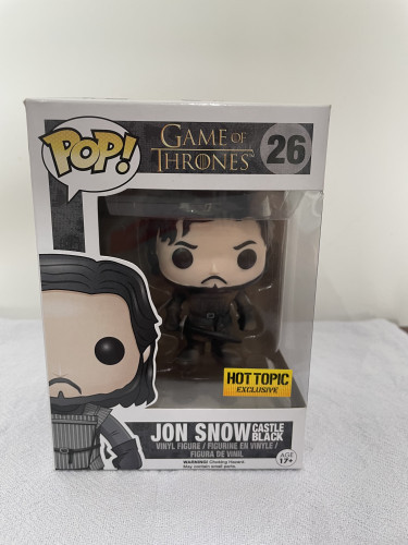 Funko Pop Jon Snow Castle Black Muddy - Exclusivo Hot Topic - Game Of Thrones - #26 FUNKO POP #26 - Produto Original