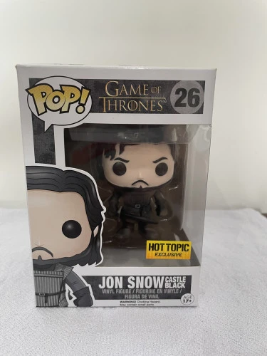 Funko Pop Jon Snow Castle Black Muddy - Exclusivo Hot Topic - Game Of Thrones - #26 - FUNKO POP  #26
