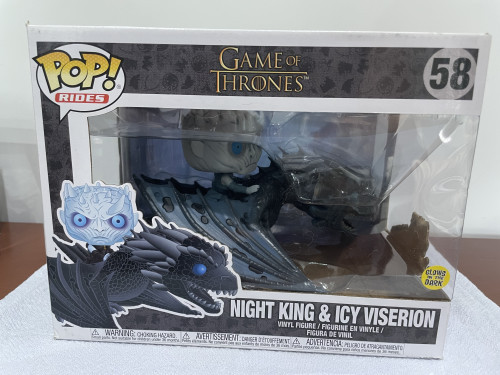 Funko Pop Night King & Icy Viserion - Game Of Thrones - #58 FUNKO POP #58 - Produto Original