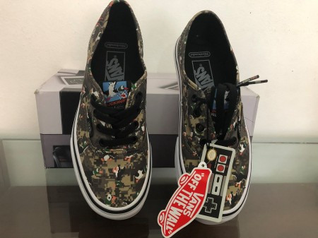 Tenis Vans Authentic Nintendo Duck Hunt Original Raro No 36 - Super Mario-Vans-