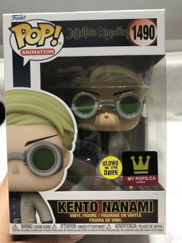 Funko Pop Kento Nanami - My Pops Canada Exclusive - Glow In The Dark - Jujutsu Kaisen - #1490 - FUNKO POP  #1490