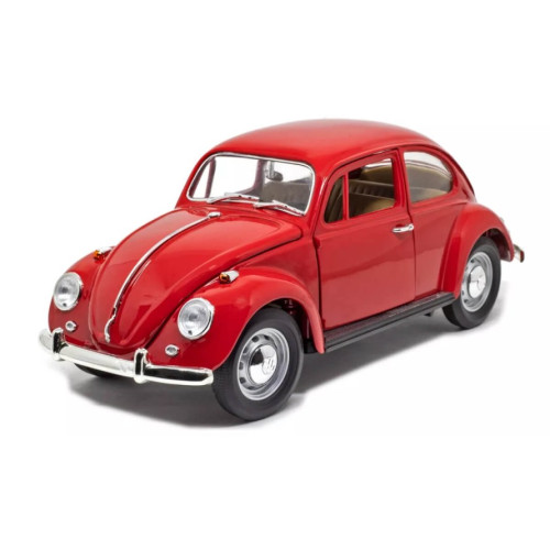 1967 Volkswagen Fusca Beetle Vermelho - 1:18 - Yat Ming Volkswagen Fusca # - Produto Original