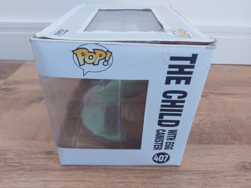 FUNKO POP STAR WARS THE MANDALORIAN - THE CHILD WITH EGG CANISTER 407- CAIXA COM AVARIA - Funko - #0