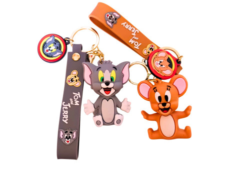 2 Chaveiros Tom e Jerry Tom And Jerry # - Produto Original