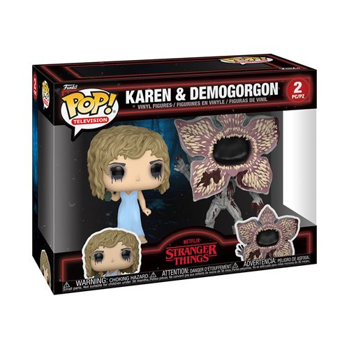 2 Pack Karen & Demogorgon Stranger Things #2 - Produto Original