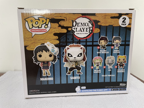 Funko Pop 2 Pack Makomo & Sabito - 2023 Fall Convention - Demon Slayer - #2