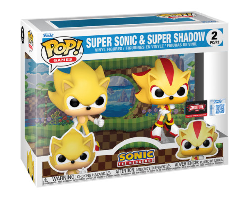 2-pack Super Sonic & Super Shadow Sonic #2 - Produto Original