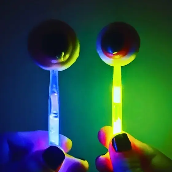 3 Unidades De Pirulito Neon Pirulito Neon (com Cabo Que Brilha No Escuro)-Monsters-