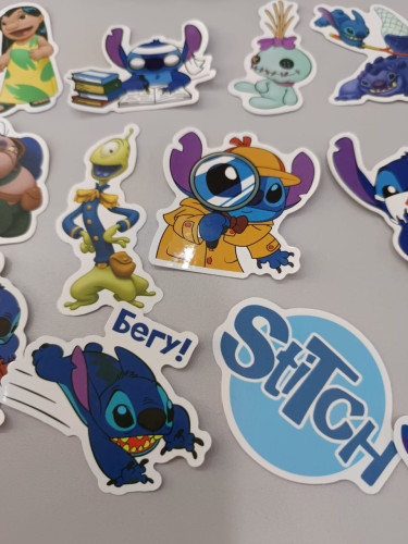 18 Adesivos Impermeáveis Coleção 1 Lilo & Stitch - Lilo & Stitch - #