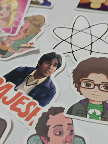 20 Adesivos Impermeáveis Coleção The Big Bang Theory - The Big Bang Theory - #