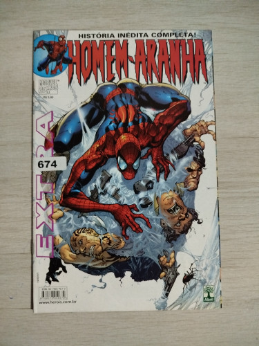 HQ Quadrinhos Homem-aranha Extra Dez/2001 Homem Aranha # - Produto Original