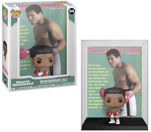 Funko Pop Sports Illustrated Muhammad Ali 04 Boxing Funko Cover   #04 - Produto Original