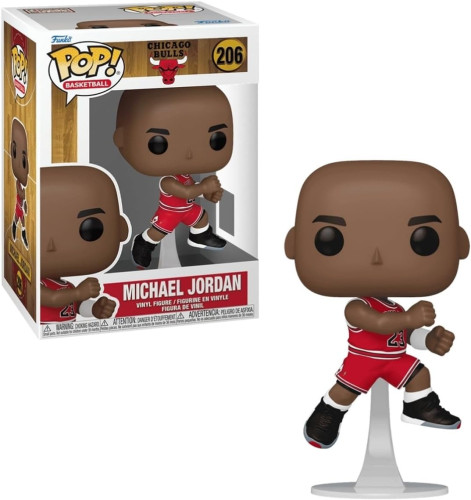 Funko Pop Basketball Michael Jordan 206 Chicago Bulls NBA   #206 - Produto Original