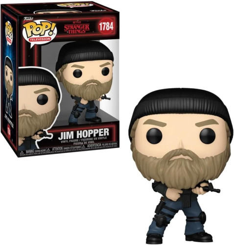 Funko Pop TV Jim Hopper 1784 Stranger Things Netflix   #1784 - Produto Original