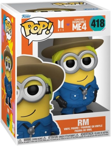 Funko Pop BTS Rm 418 Vesão de Minions- -