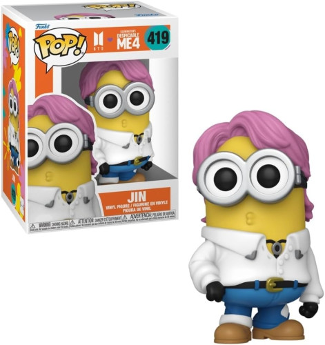 Funko Pop BTS Jin 419 Versão Minions- -