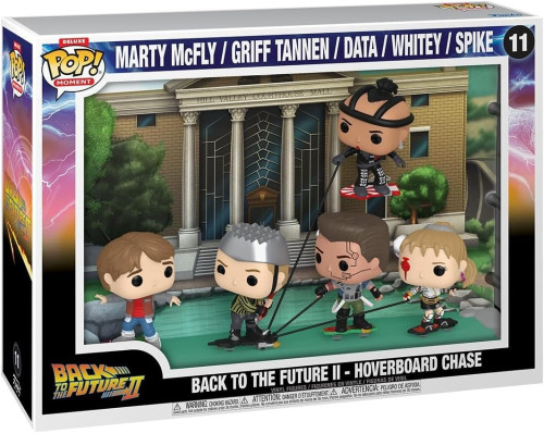 Funko Pop Deluxe Moment De Volta Para o Futuro Hoverboard Chase 11 Marty McFly Griff Tannen Data Whitey Spike   # - Produto Original