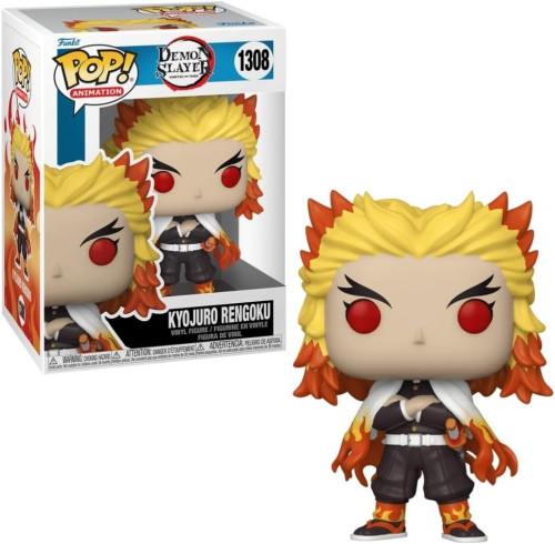 Funko Pop Anime Kyojuro Rengoku 1308 Demon Slayer   # - Produto Original