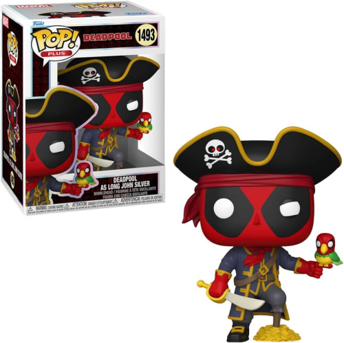 Funko Pop Plus Deadpool Pirata 1493 Long John Silver   # - Produto Original