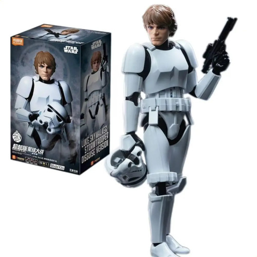Star Wars Luke Skywalker Disfarçado de Stormtrooper Blokees Champion Class Model Kit Articulado- -