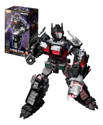 Transformers Blokees Nemesis Prime Classis Class 08 Model Kit Articulado- -