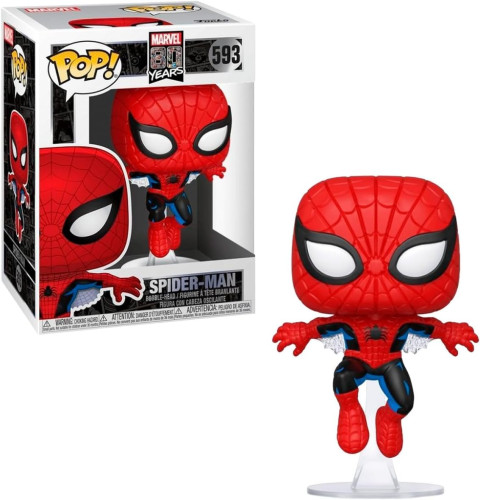 Funko Pop Homem Aranha 593 Primeira Aparição Spider-Man   # - Produto Original