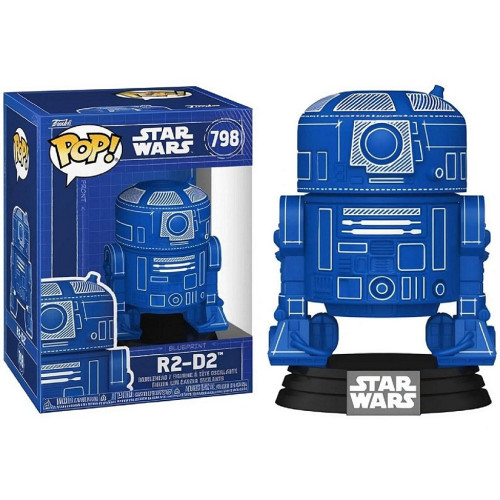 Funko Pop R2-D2 798 BluePrint Star Wars   # - Produto Original
