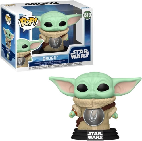 Funko Pop Grogu 819 Star Wars The Mandalorian and Grogu   # - Produto Original