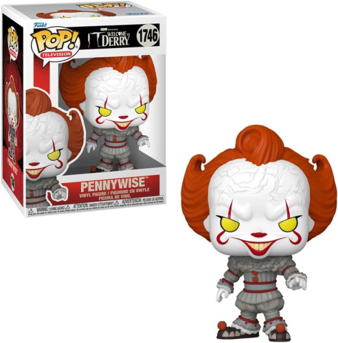 Funko Pop TV Pennywise 1746 Bem Vindo a Derry IT Welcome to Derry Pennywise #1746 - Produto Original