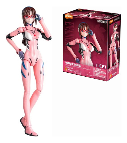 Evangelion Mari Makinami Blokees Plug Suit Fantastics Series Model Kit Articulado 32 Peças   # - Produto Original